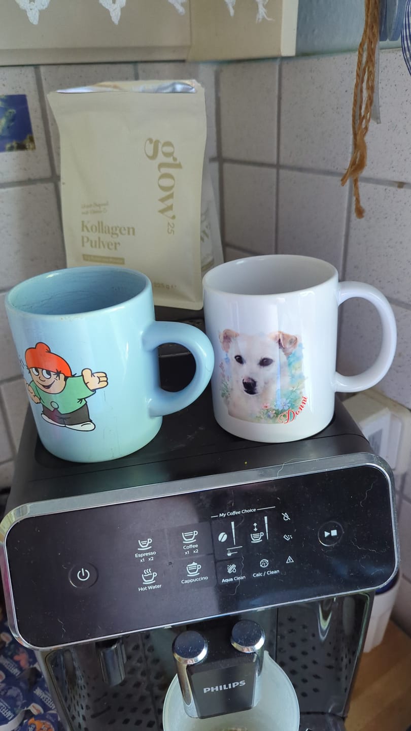 Customer photo review of Personalisierte Tasse - Aquarell