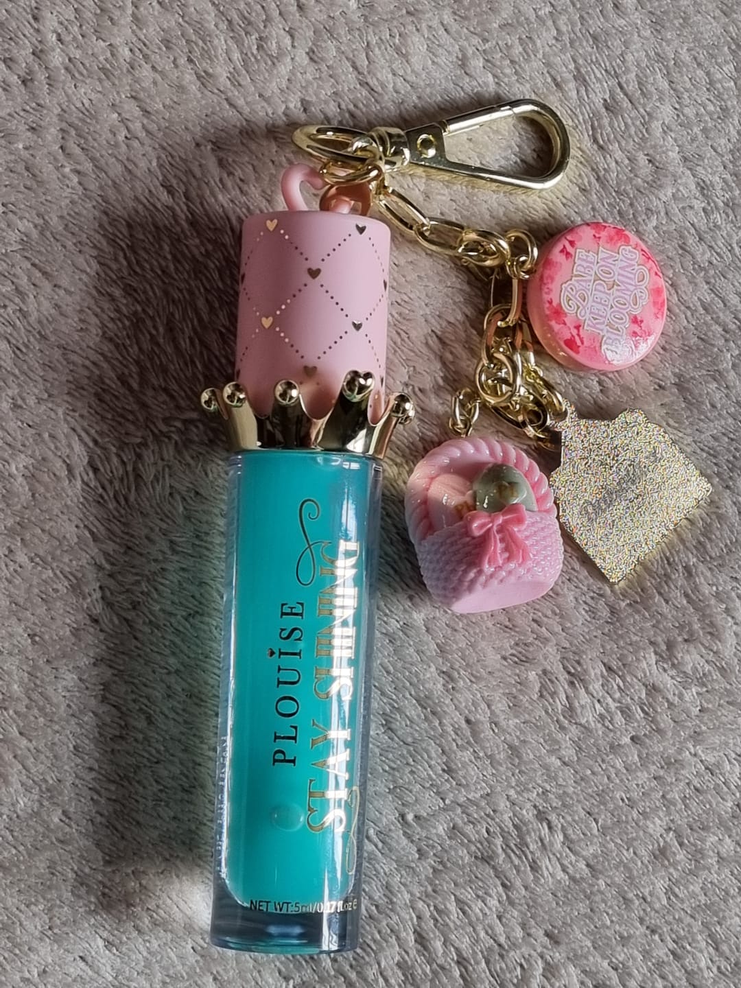 Customer photo review of Personalised Stay Shining Lip Oil