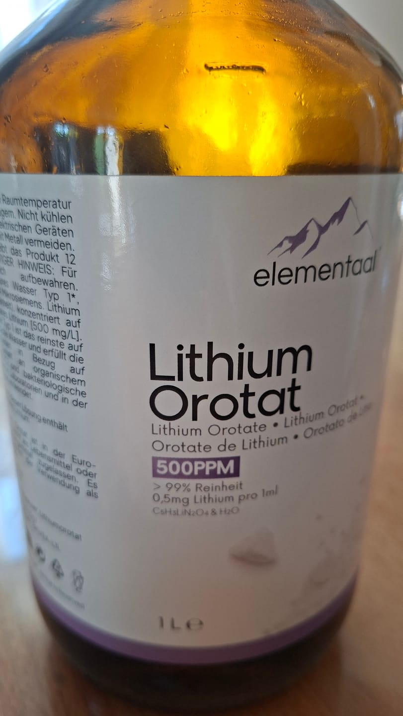 Customer photo review of Elementaal® Lithium Orotat | inkl. Dosierspritze, Messbecher & Pipette