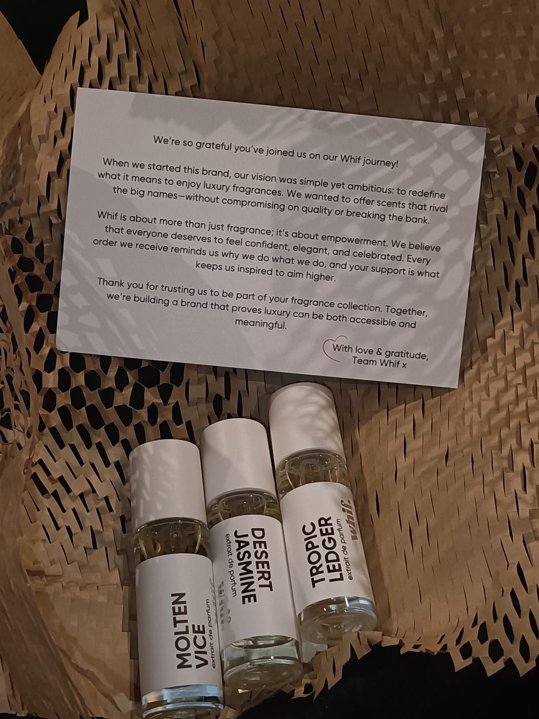 Customer photo review of Molten Vice