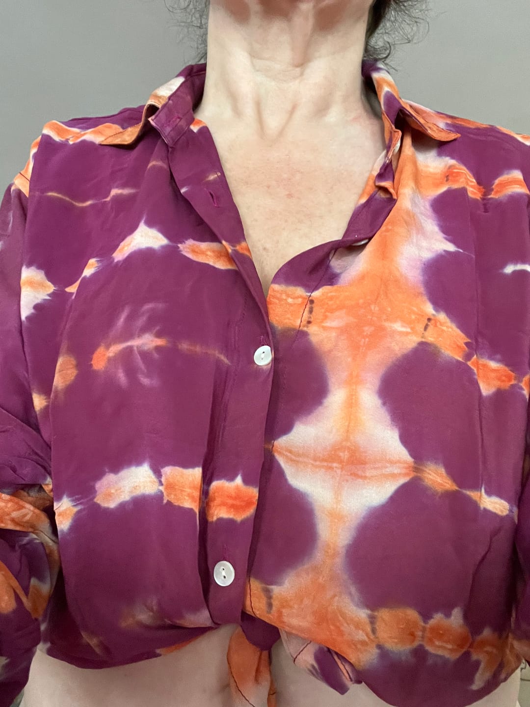 Customer photo review of SHIBORI SILK SET