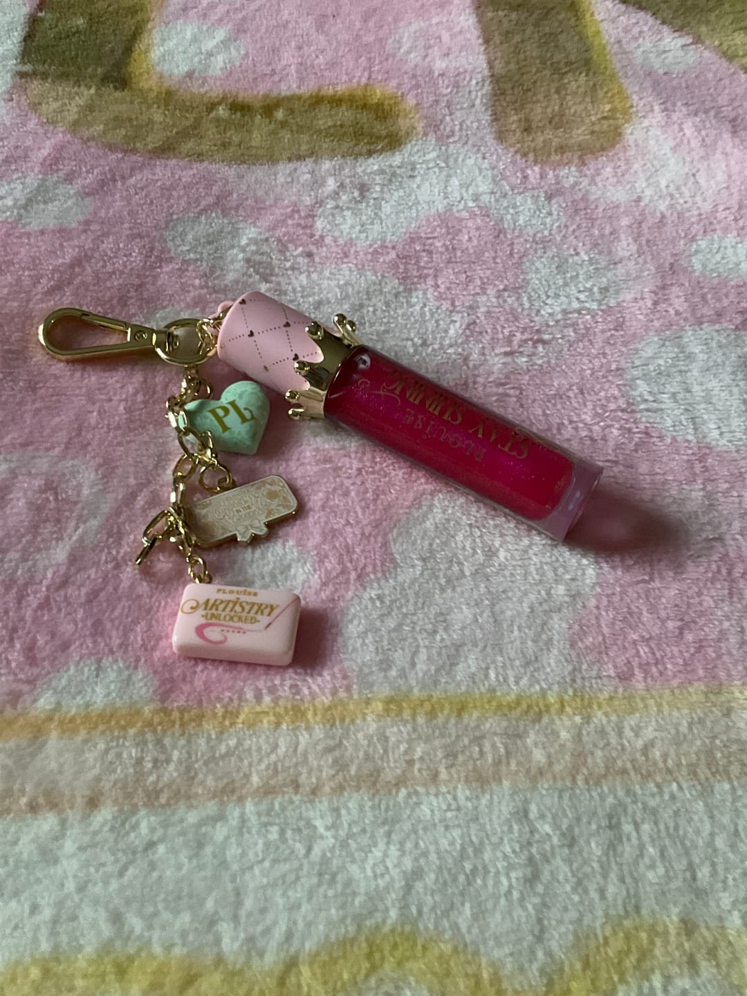 Customer photo review of Personalised Stay Shining Lip Oil