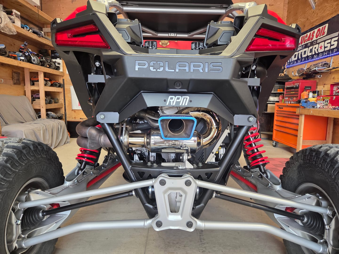 Customer photo review of RPM Polaris RZR Pro R 3" Sport Muffler W/ 3" Tip