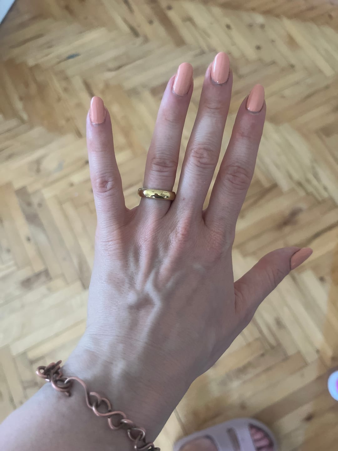 Customer photo review of Classic Stacking Ring