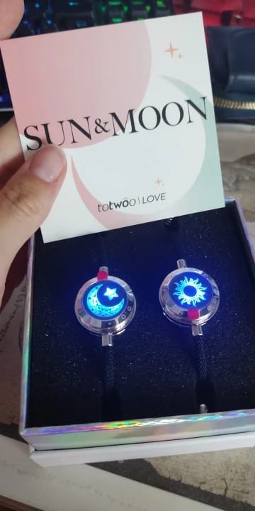 Customer photo review of Pulseras Sol y Luna (2 unidades)