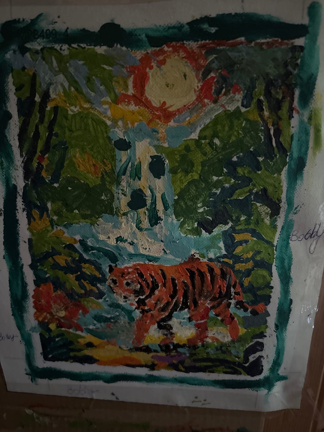 Customer photo review of 6 Mini Paintings - Animals & Landscapes Set