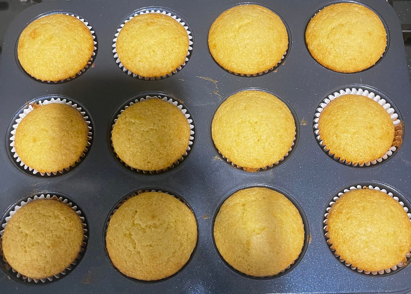 Customer photo review of Cousin T's Gourmet Honey Cornbread Mix