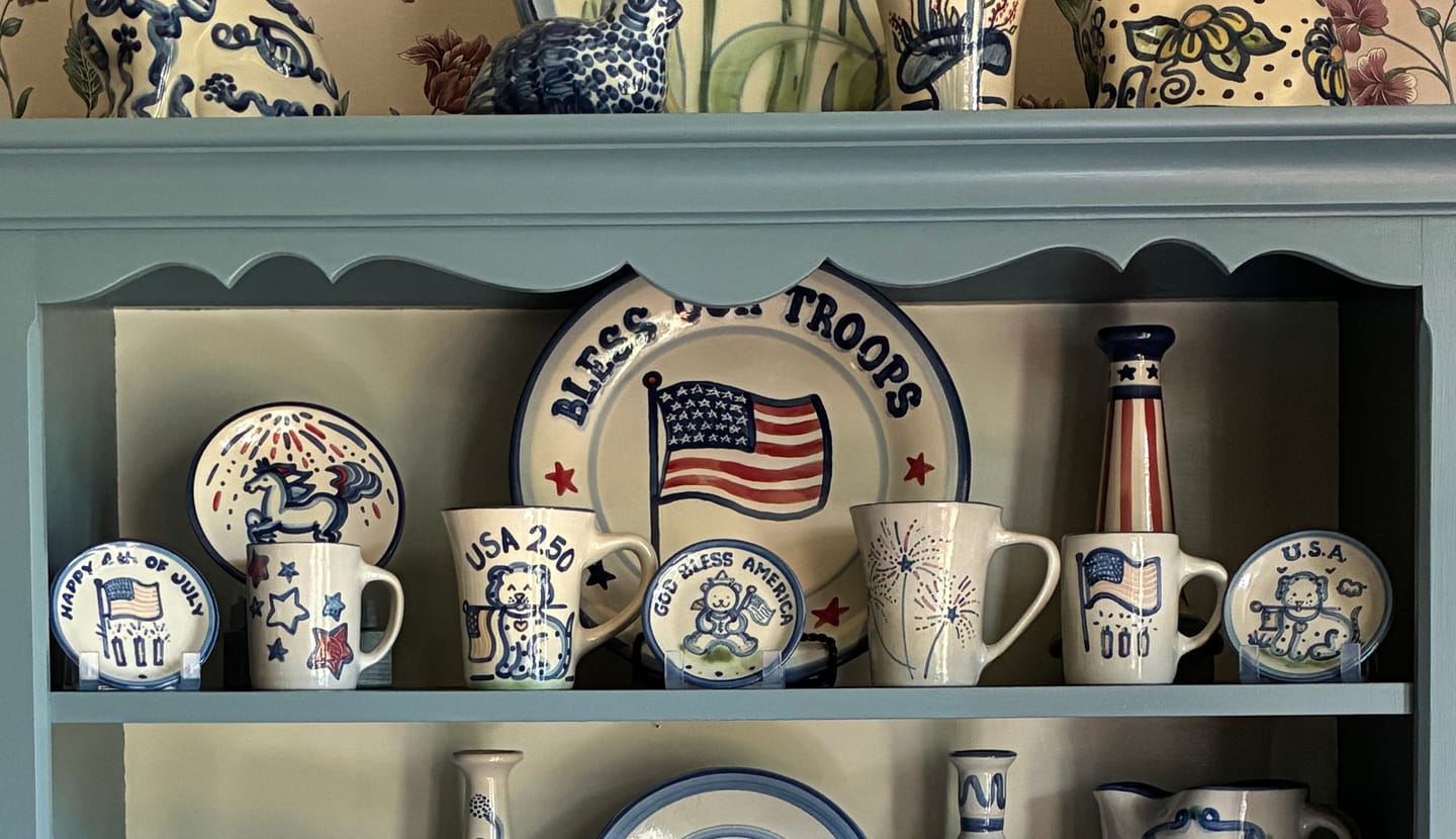 Customer photo review of Happy 250th Patriotic Pup Flare Mug