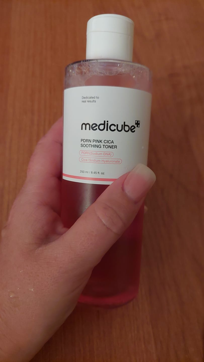 Customer photo review of Nomierinošs toniks Medicube PDRN Pink Cica Soothing Toner