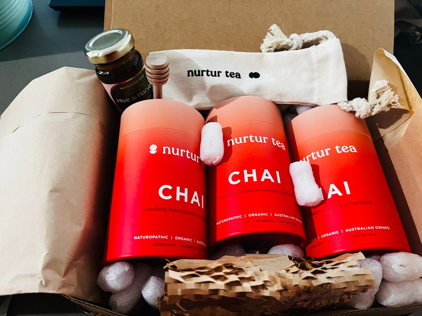 Customer photo review of Chai Tea: Digestion & Gut Support