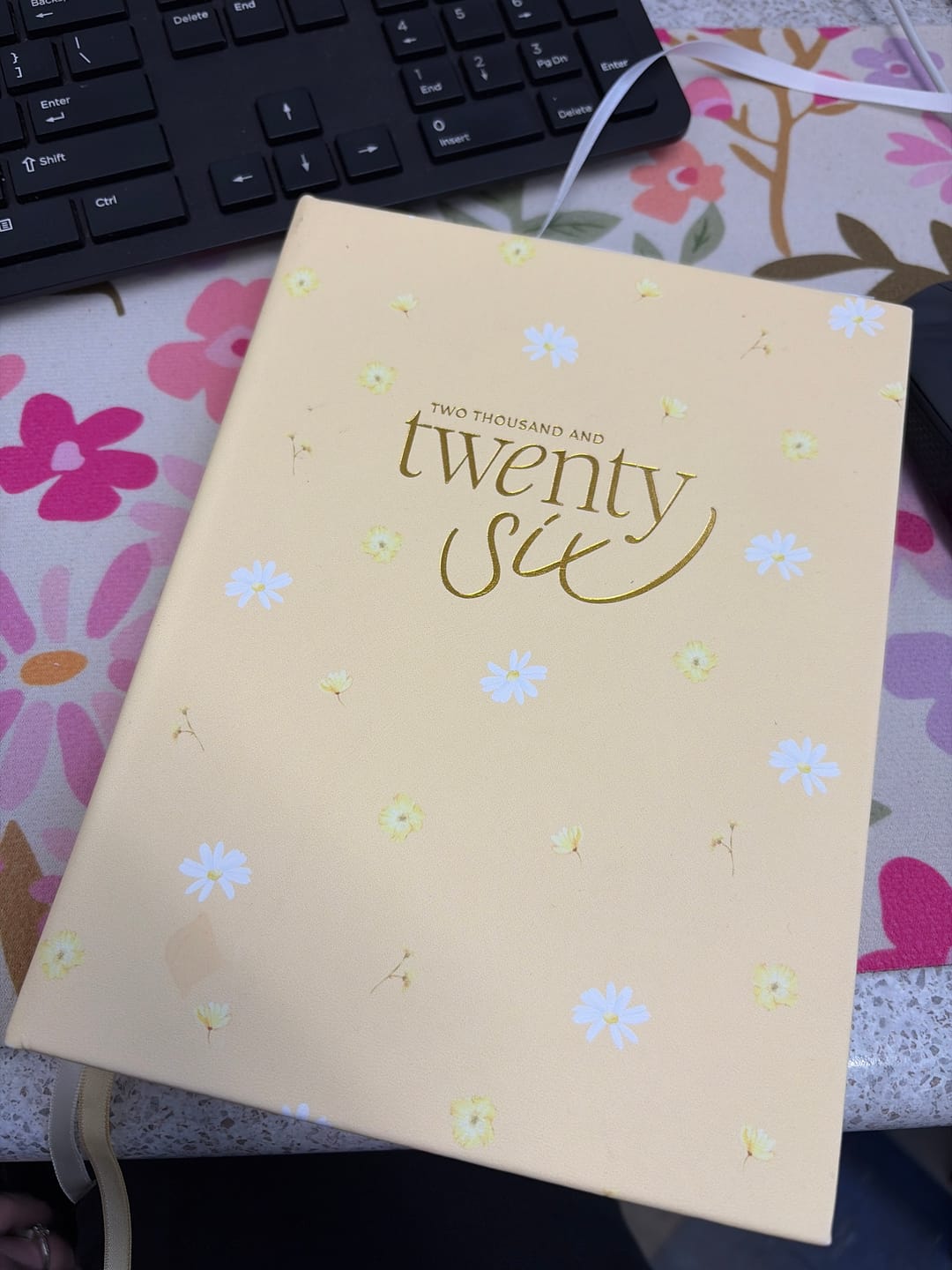 Customer photo review of 2026 Essential Planner - Butter Yellow