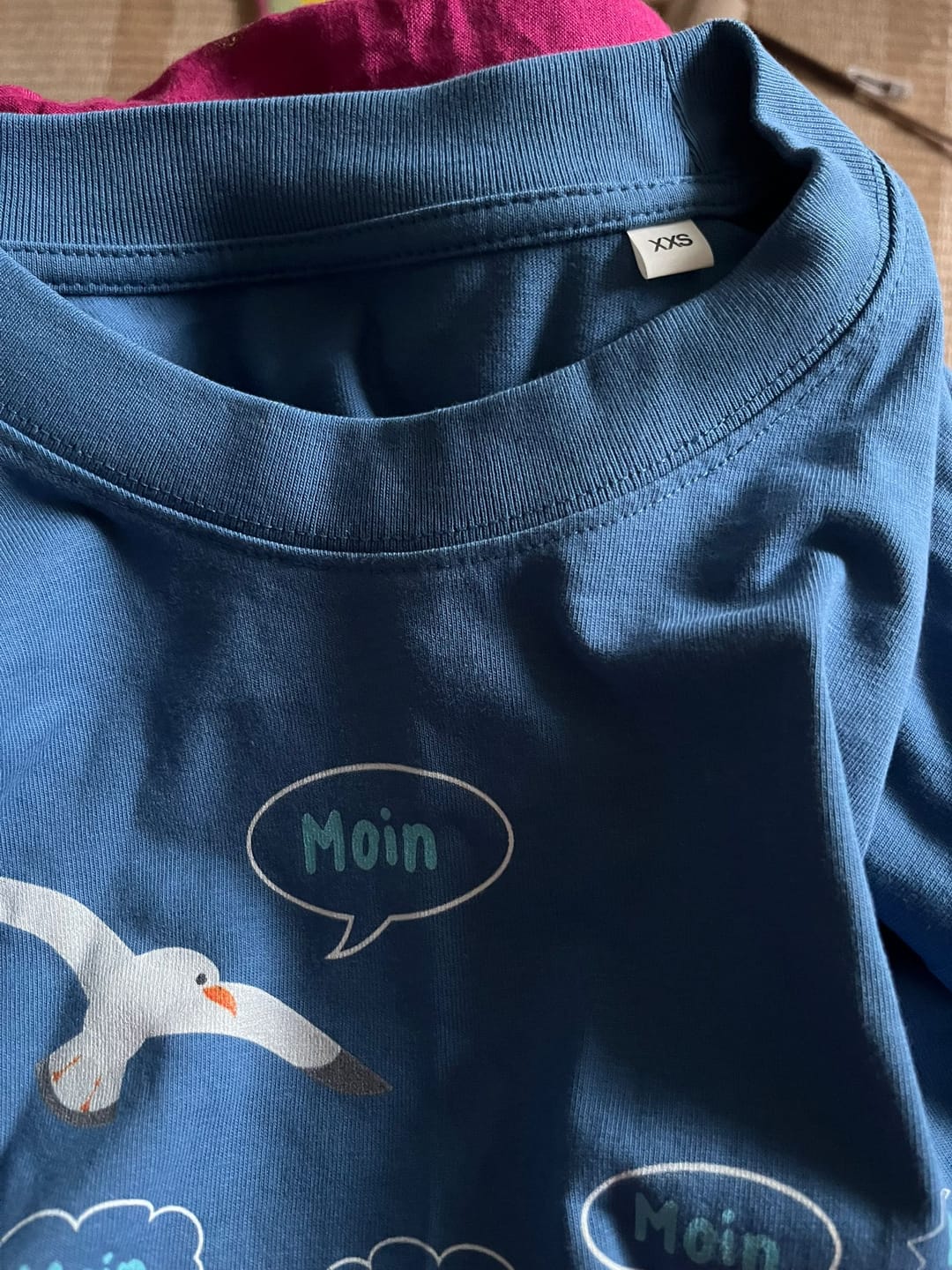 Customer photo review of Möwen Moin · Kinder Premium Bio T-Shirt