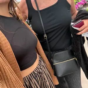 Customer photo review of DWNLY Linen Pants
