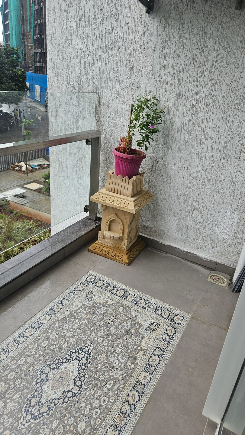 Customer photo review of Sandstone Tulsi Pot  | Handicraft Bazaar