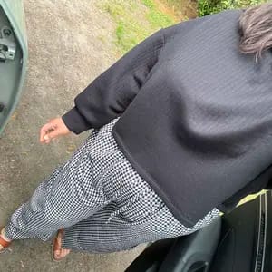 Customer photo review of DWNLY Linen Pants