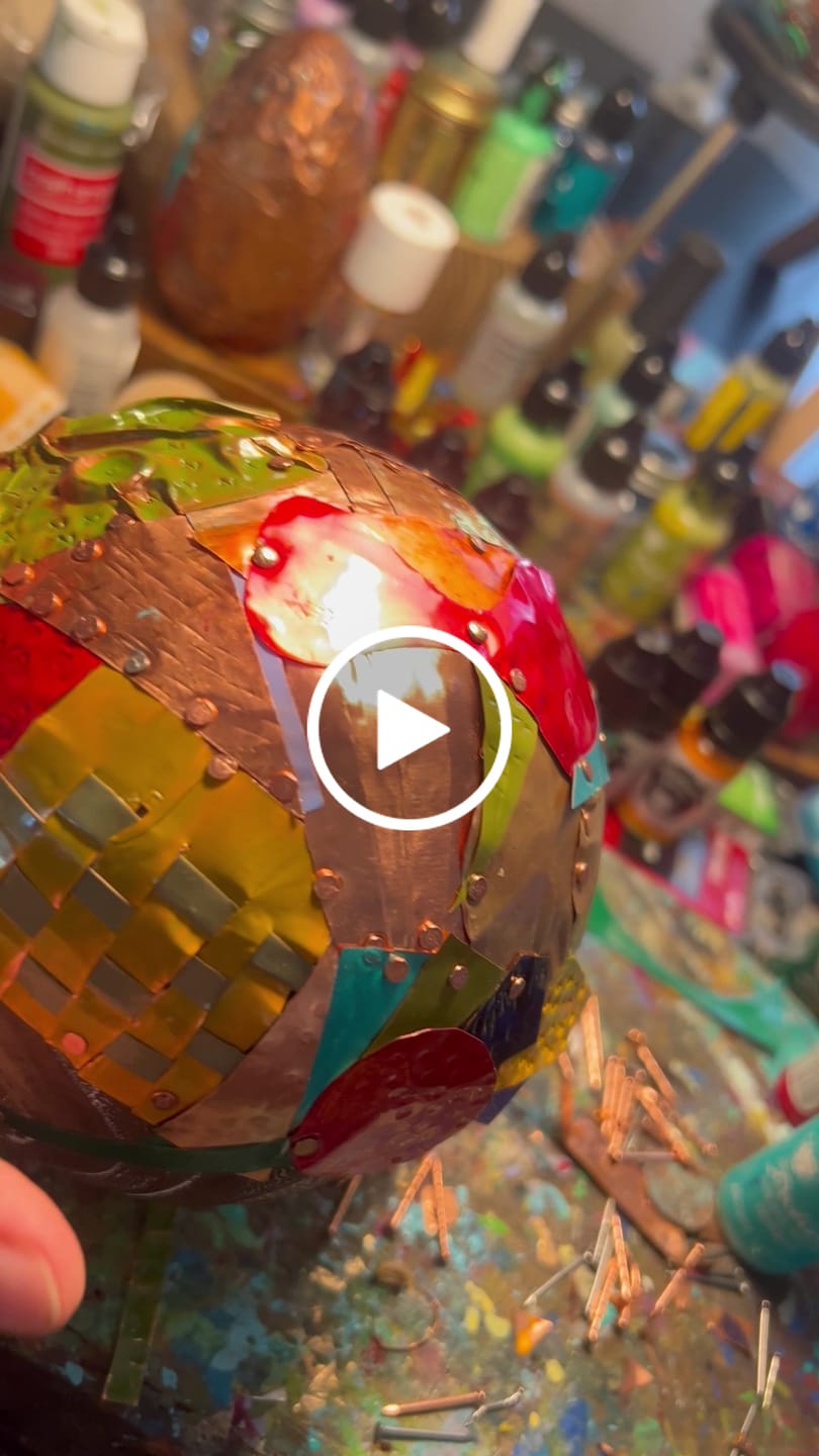 Customer video review of Copper Crafting Foil: 0.005" Thick x 12" Wide x 30" Long (1 Roll)