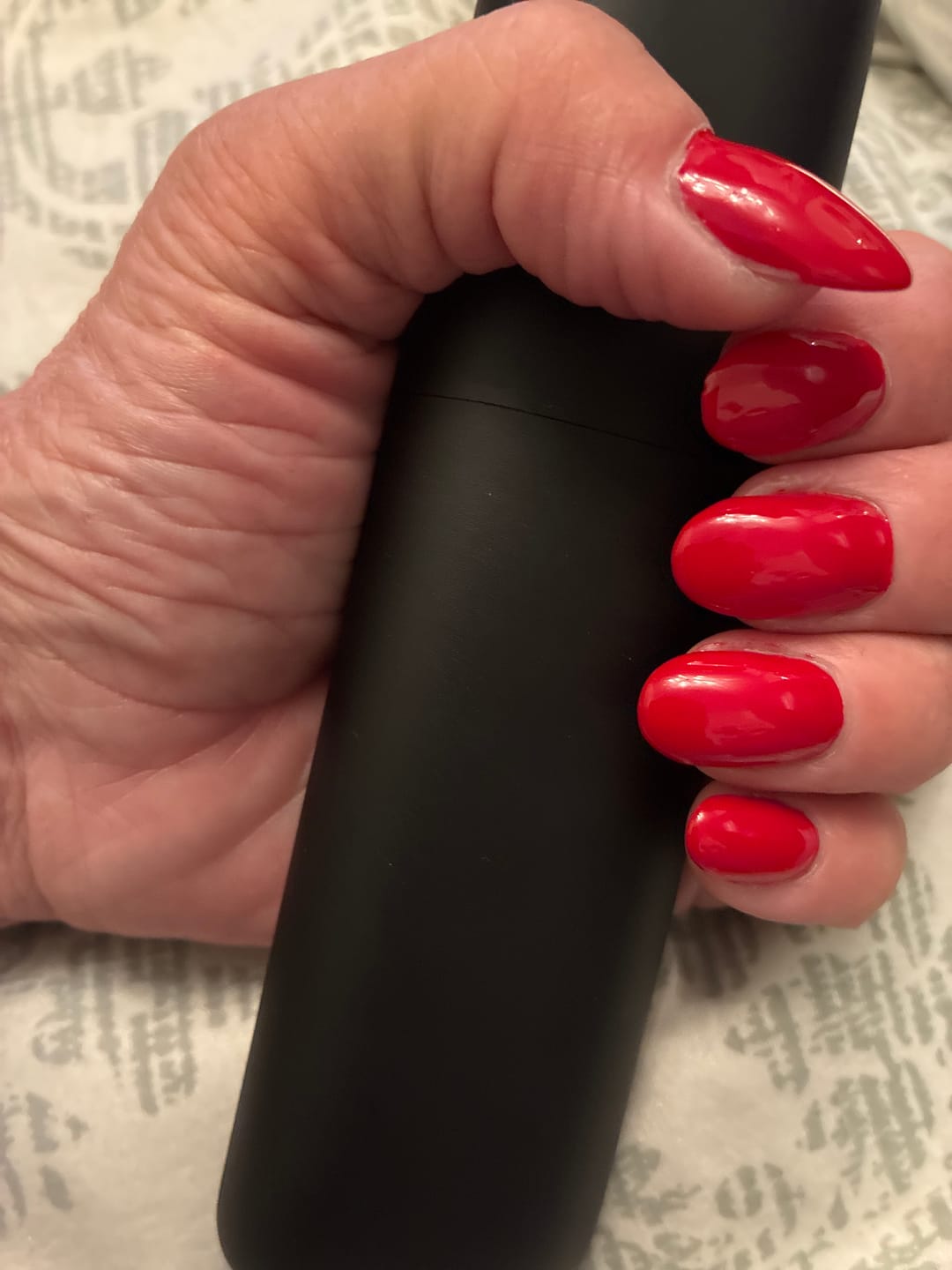 Customer photo review of 3in1 UV Gellack - 90284 - mittleres rot