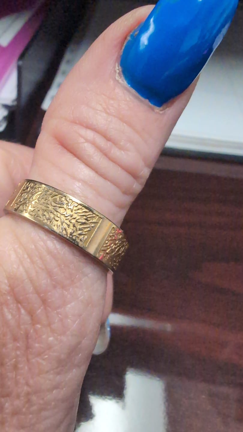 Customer photo review of Coral Ring