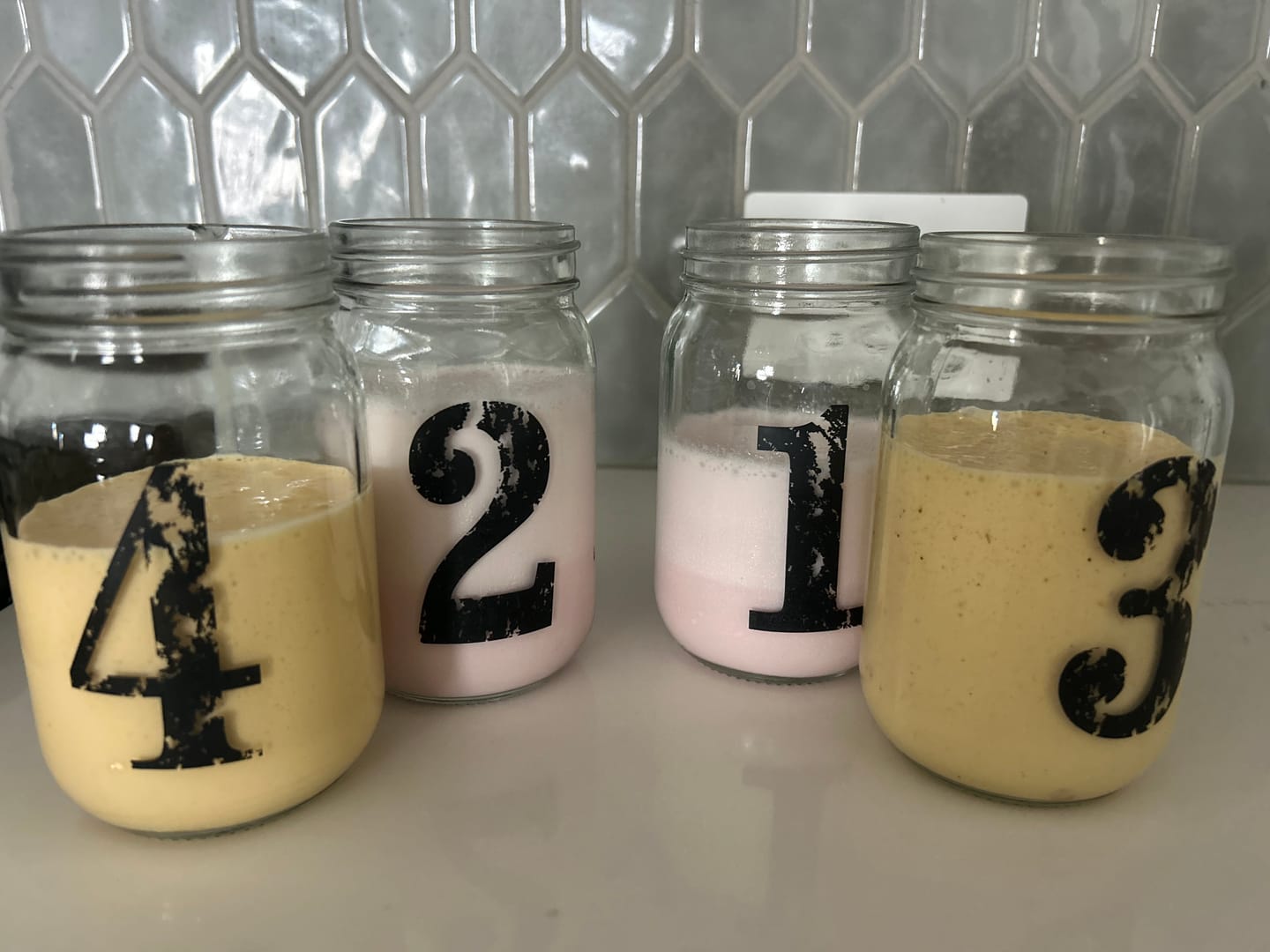 Customer photo review of Mango Malai Whey Protein Powder