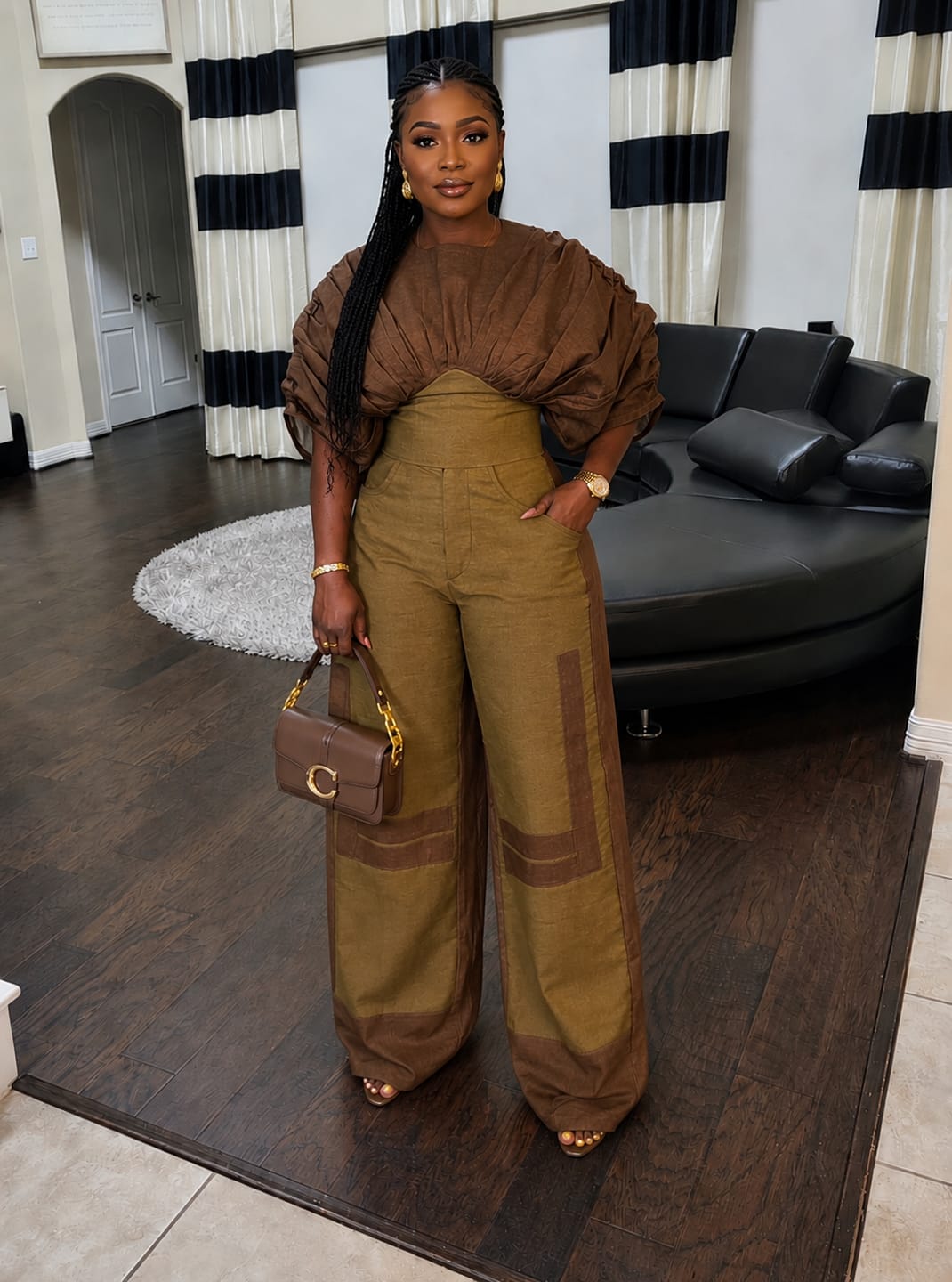 Customer photo review of The Halo Denim Set