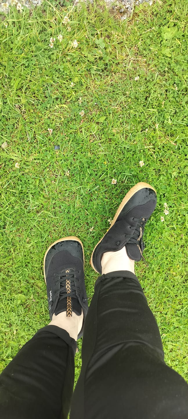 Customer photo review of Vaistoa Kiva lasten paljasjalkatennarit