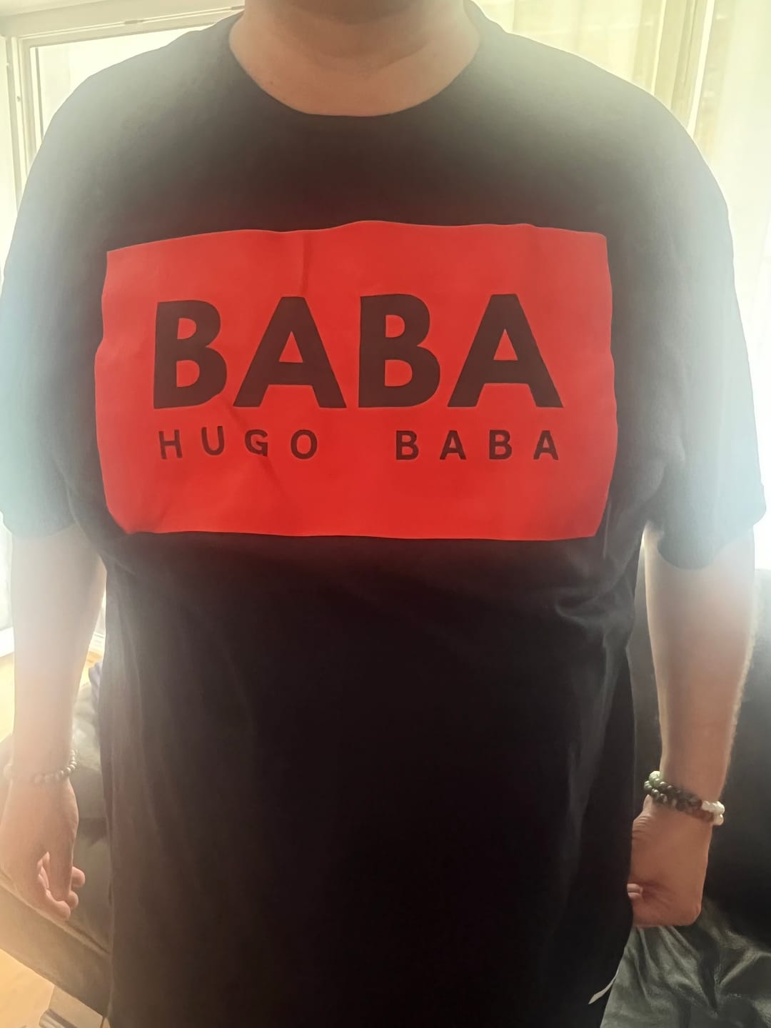 Customer photo review of HUGO BABA - Premium T-Shirt