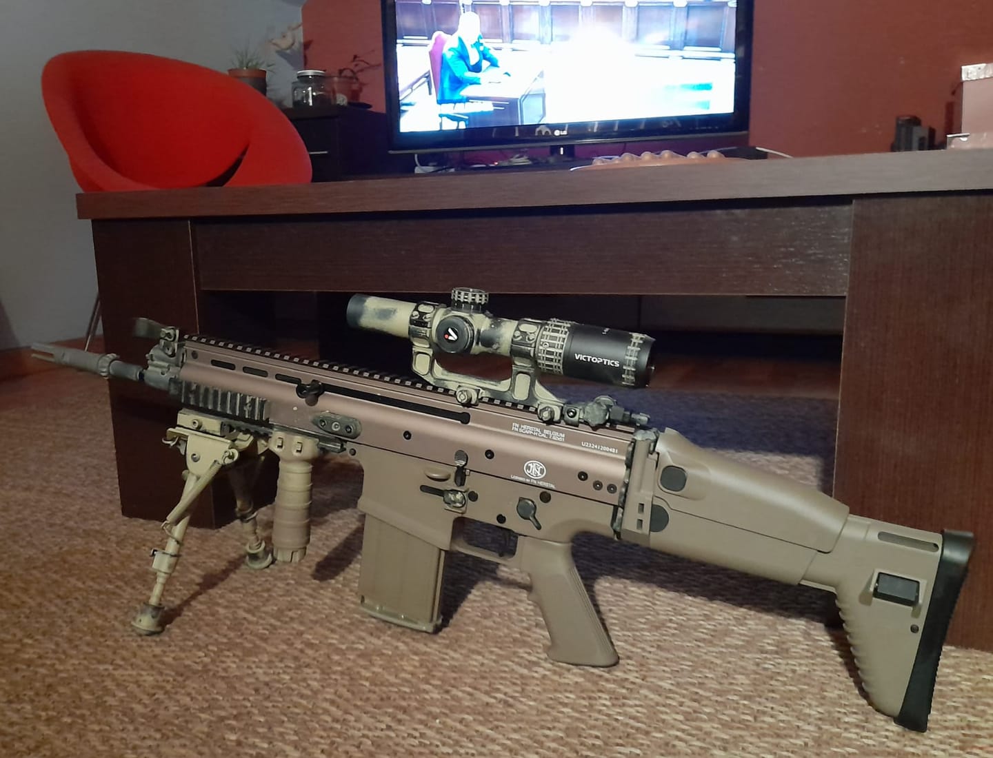 Customer photo review of S6 1-6x24i Fiber Budget LPVO (OPSL33) | Fiber Optic Reticle LPVO