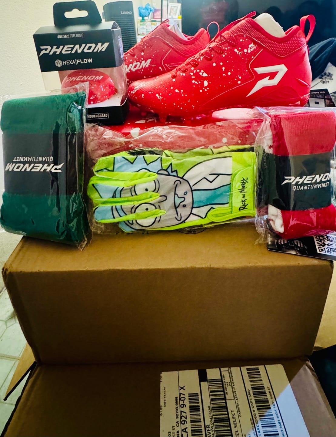 Customer photo review of Hexa-Flow: 'Cherry' Mouthguard