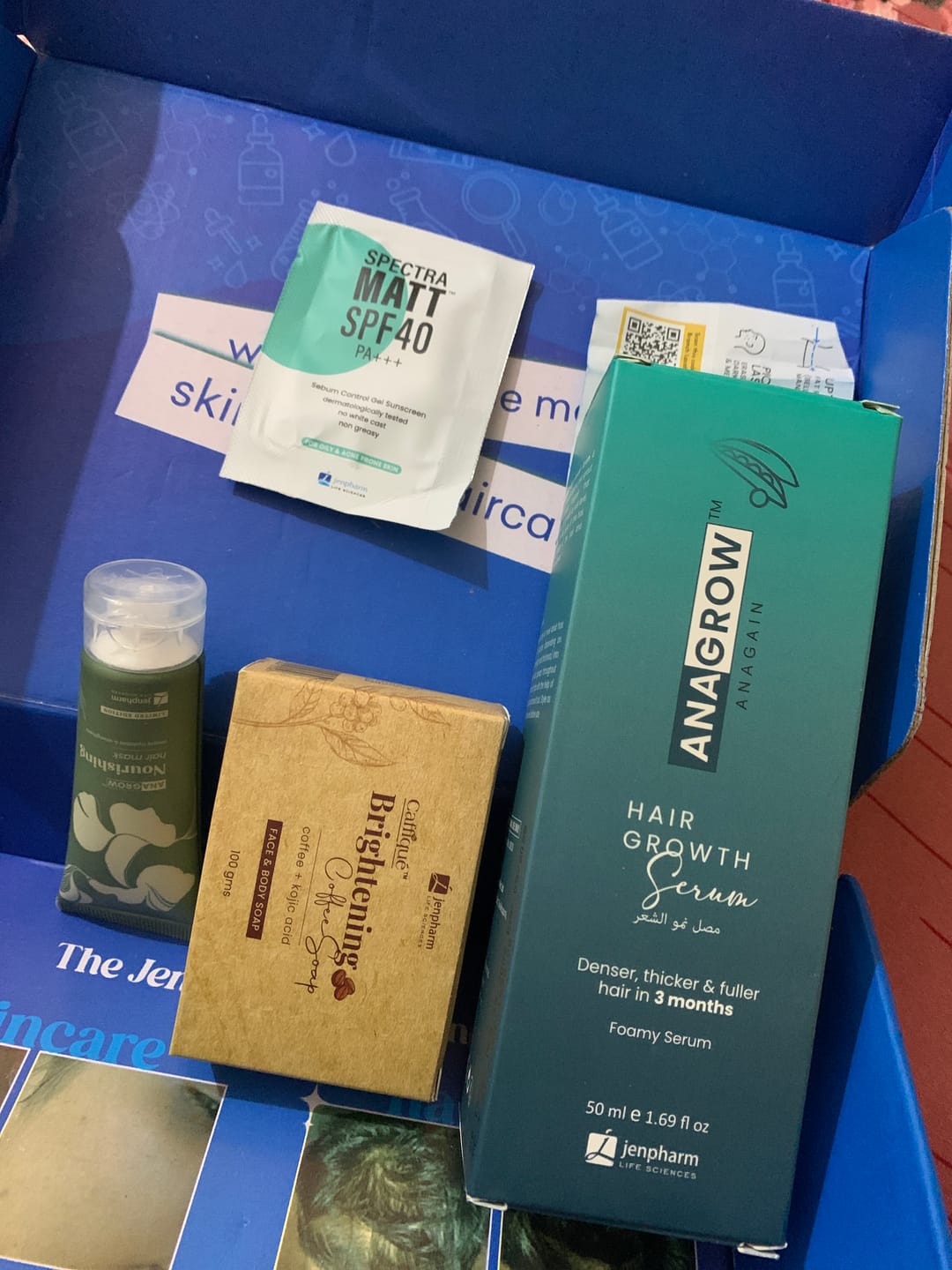 Customer photo review of Anagrow Hair Serum