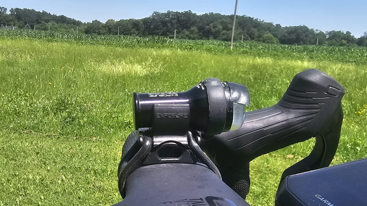 Customer photo review of Aero Bar Shim For Quick Release Handlebar Mount