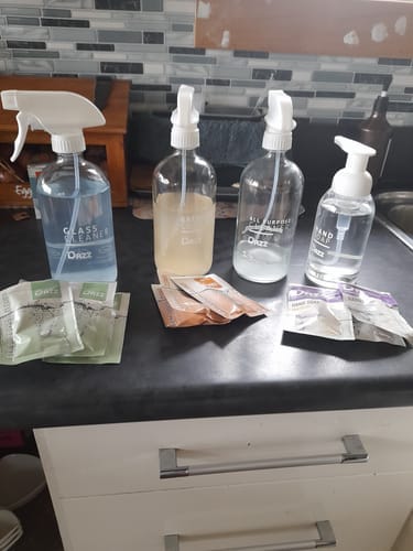 Customer photo review of Dazz Bathroom Cleaner [Refill Tablets]