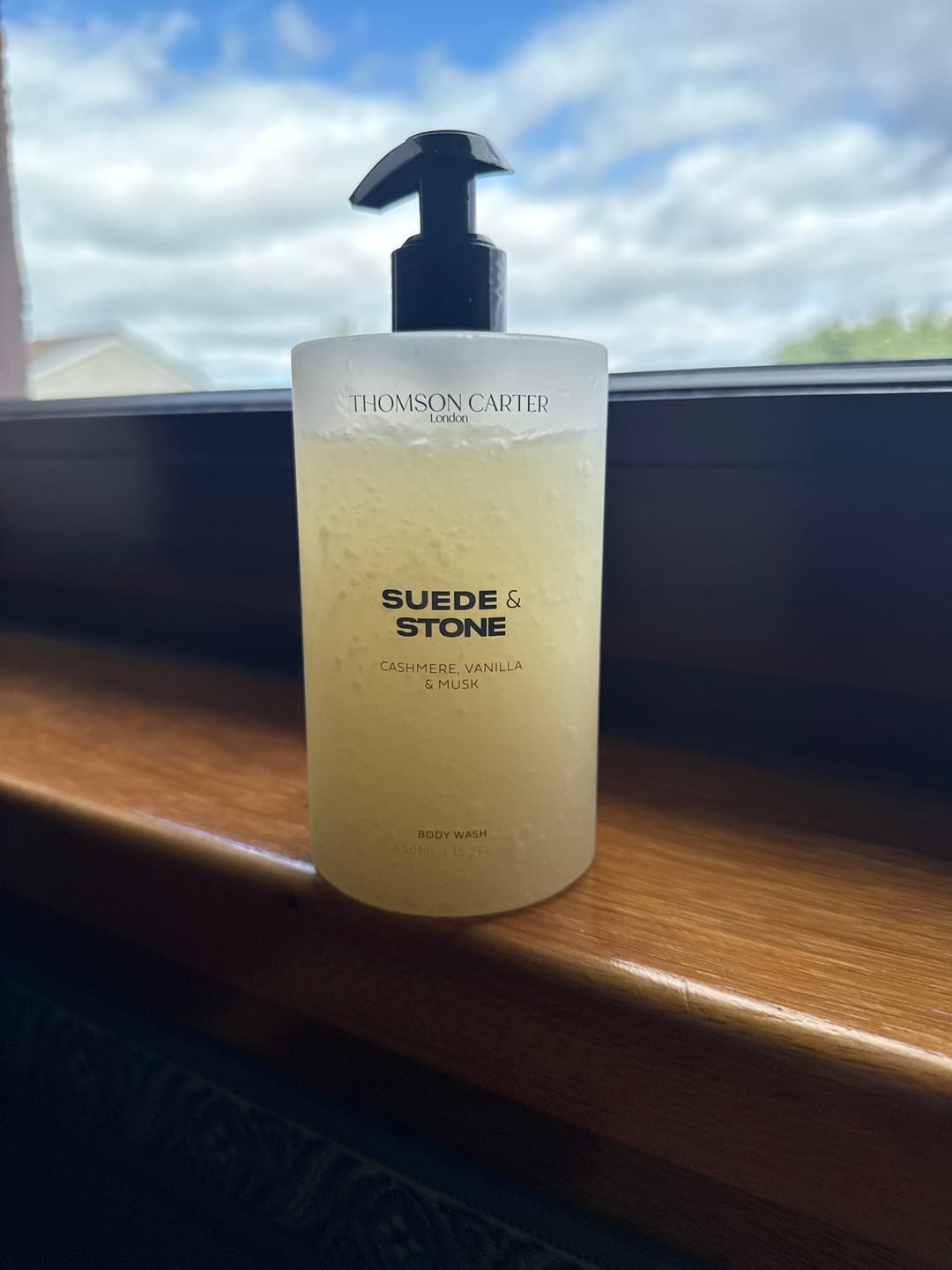 Customer photo review of Suede & Stone | Body Wash