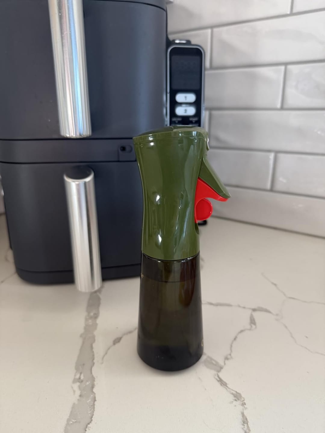 Customer photo review of Olivia Signature Kitchen Sprayer 200ml – Olive Green