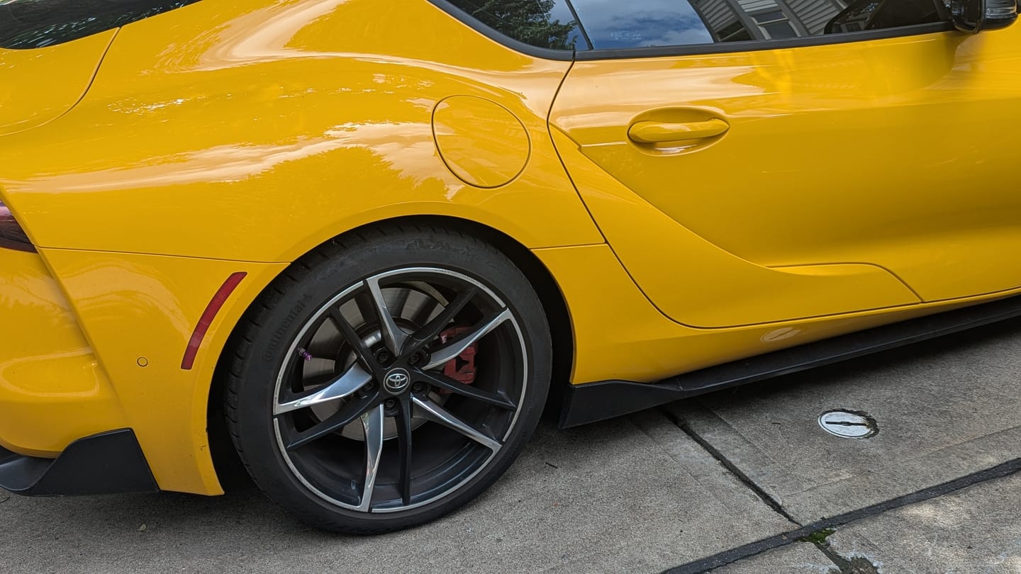 Customer photo review of 80Eighty® Purple Valve Stem Caps