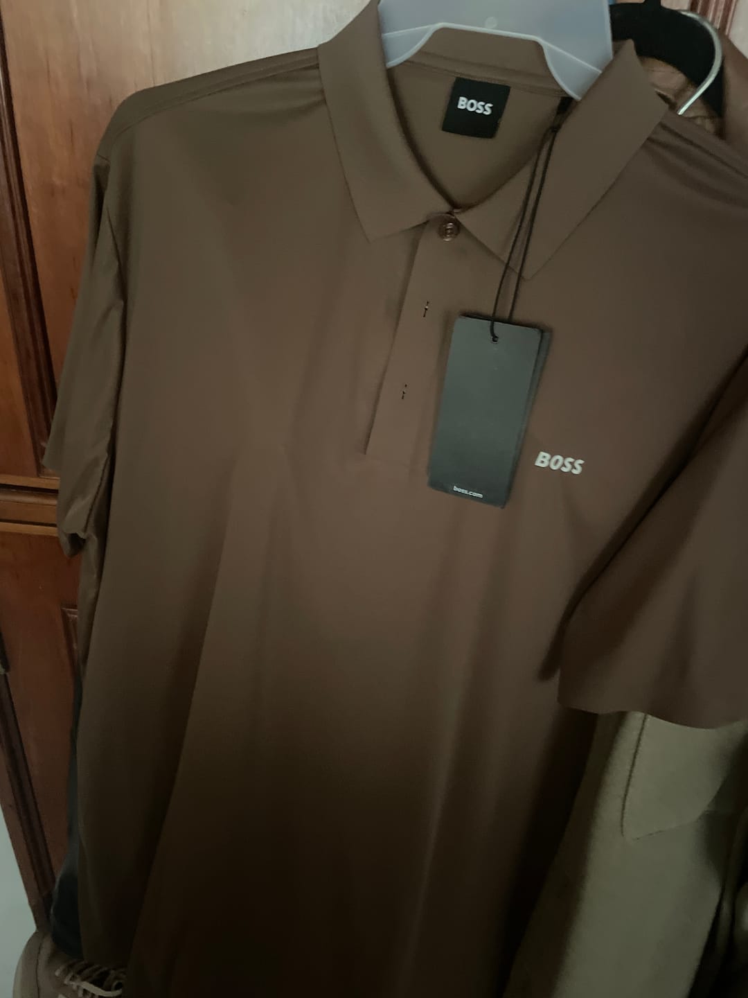 Customer photo review of Playera Boss Regular Fit Tipo Polo Talla XL