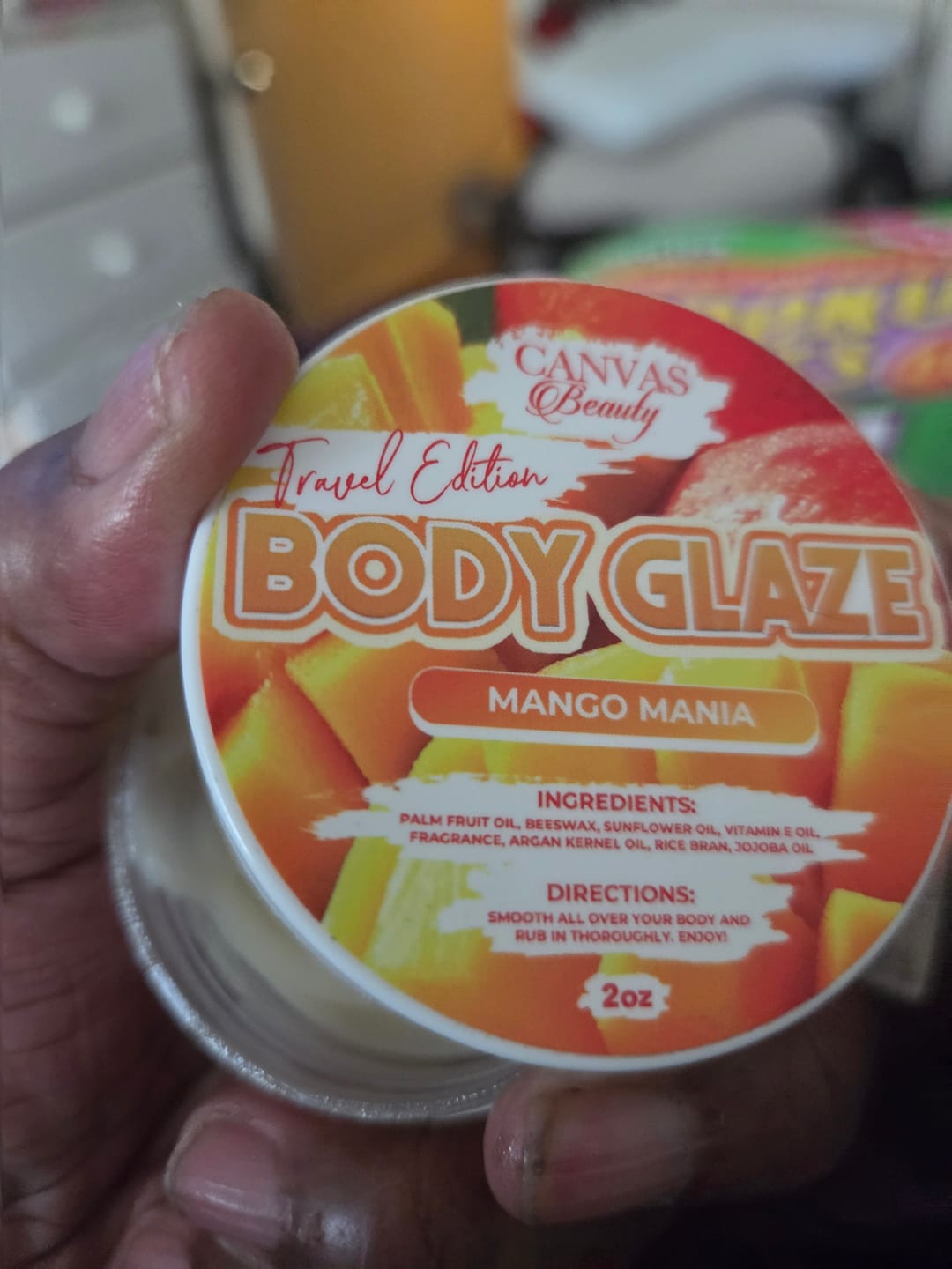Customer photo review of (NEW) TRAVEL GLAZE: MANGO MANIA