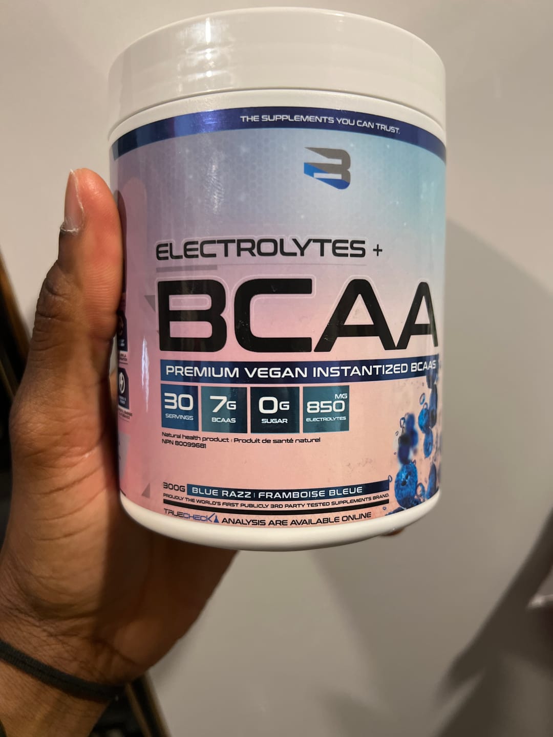 Customer photo review of BCAA + Electrolytes