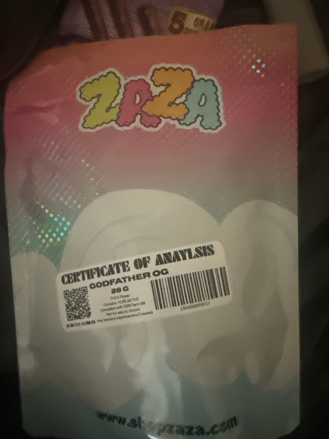 Customer photo review of Godfather OG - 28 Grams - Indica