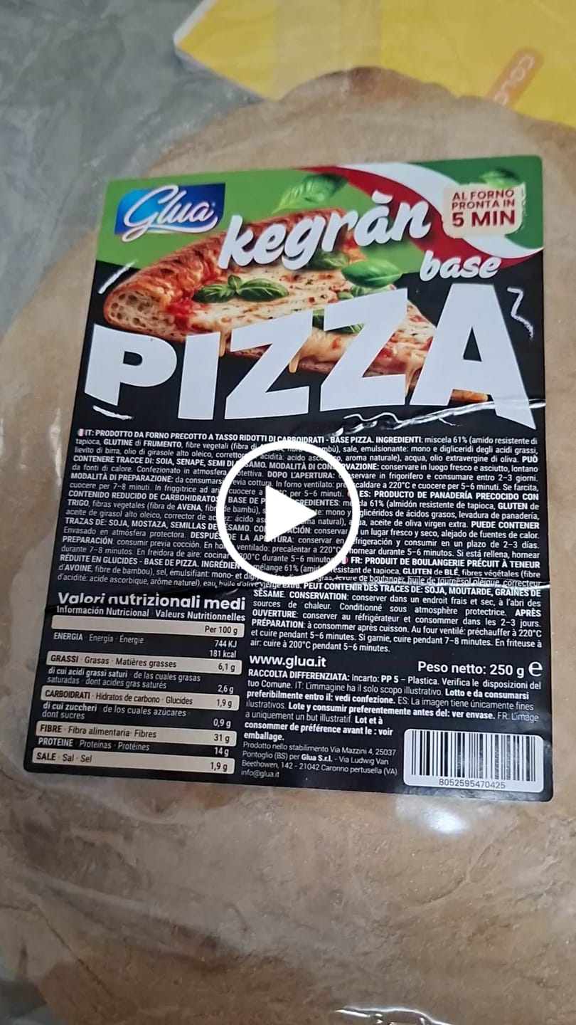 Customer video review of Base Pizza proteica