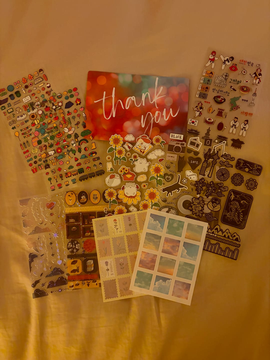 Customer photo review of KSticker Blind Box | 10 Sheets from Over 70 Designs