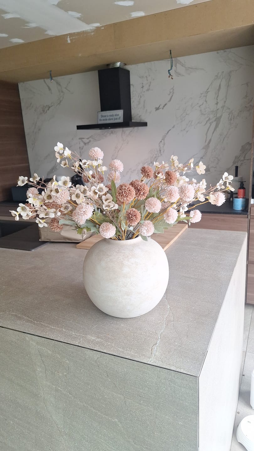 Customer photo review of Wax Arrangement - Crème mix