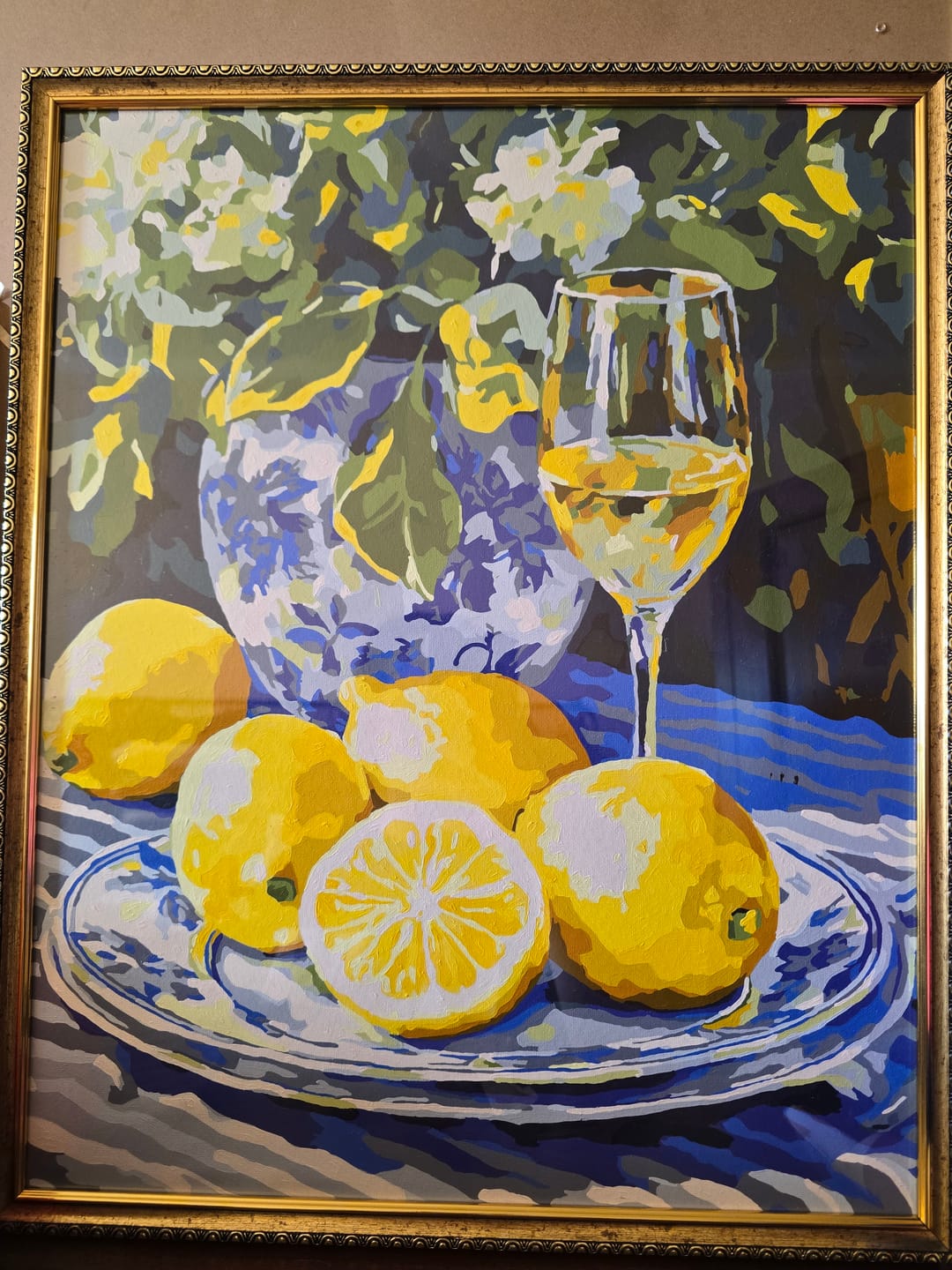 Customer photo review of Malen nach Zahlen - Zitrone und Wein