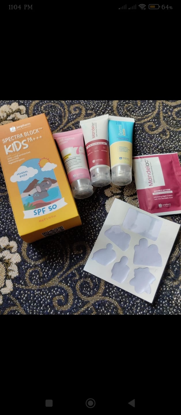 Customer photo review of Spectra Block Kids Spf50