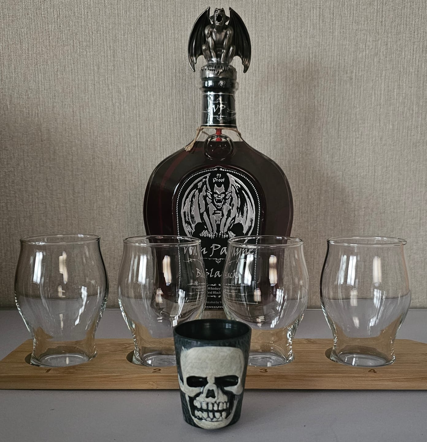 Customer photo review of Von Payne Black Blended Whiskey