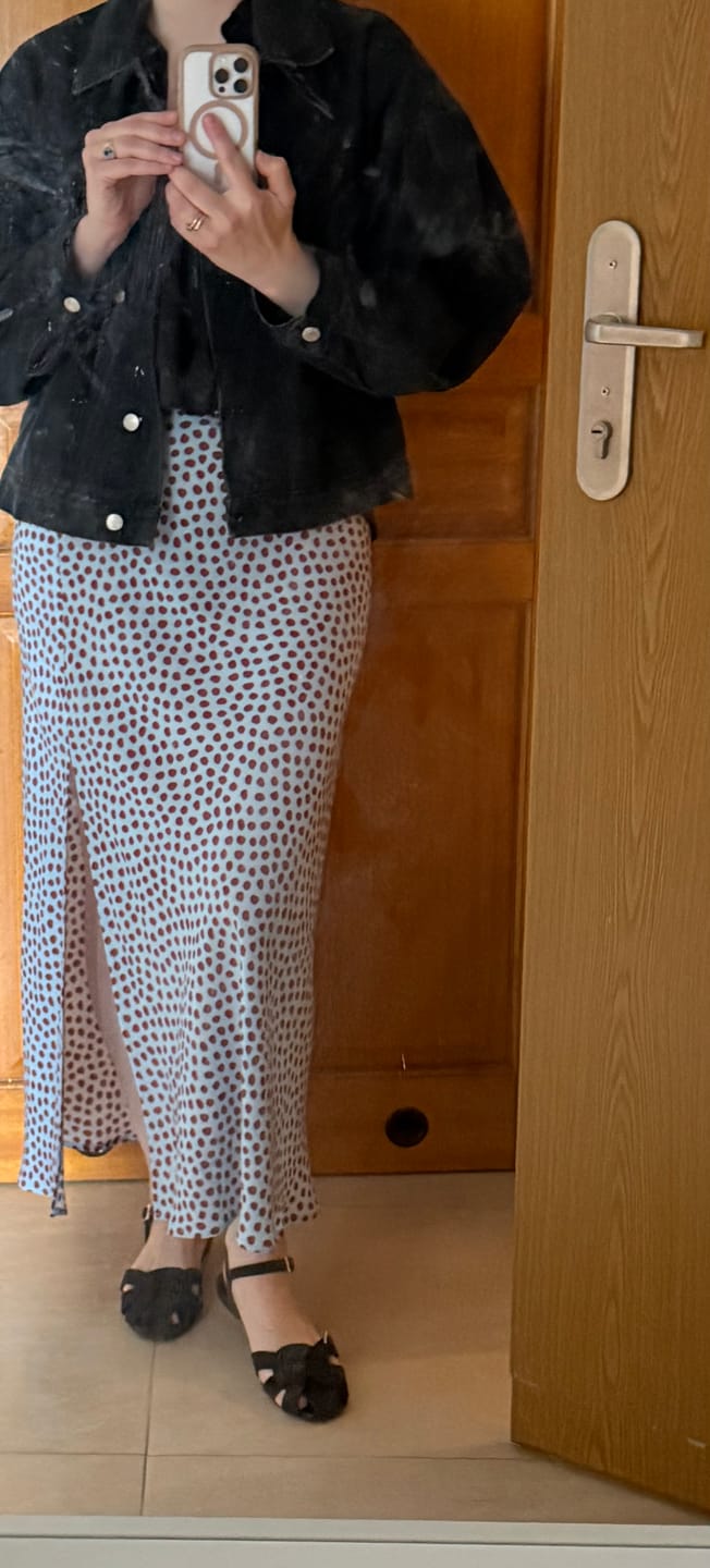 Customer photo review of Spódnica MORELLA z rozcięciem BREVA