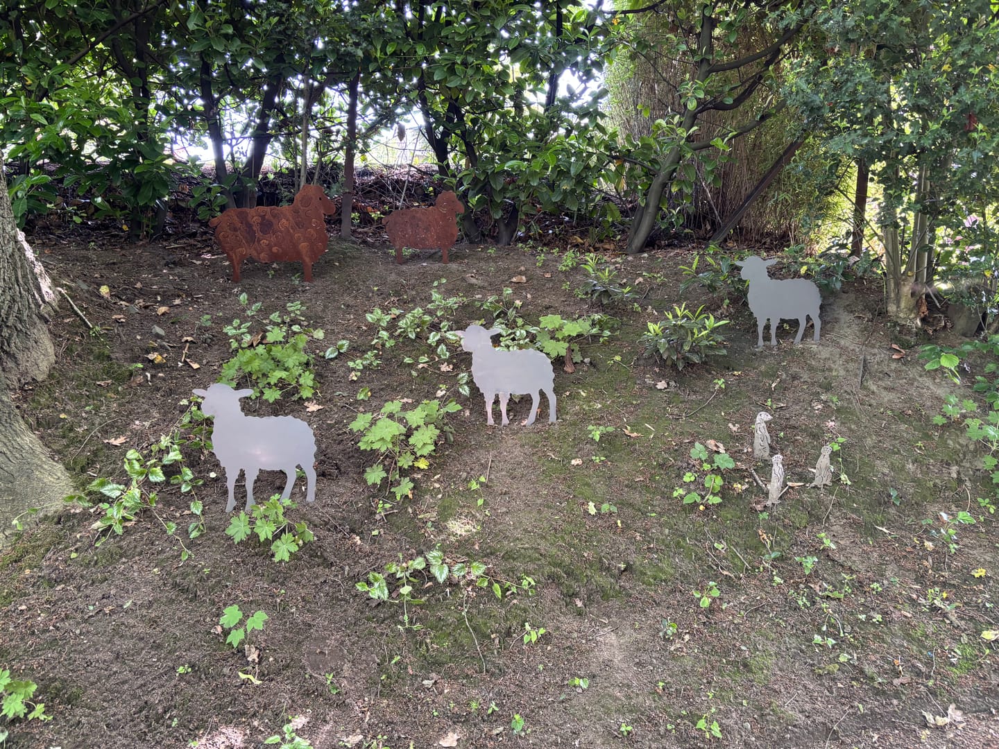 Customer photo review of Gartenstecker Schaf