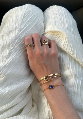 Customer photo review of Forever Duo Birthstone Bracelet