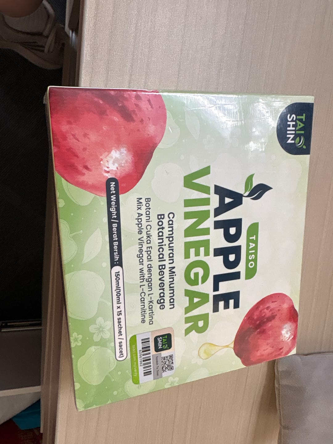 Customer photo review of Taiso Apple Cider Vinegar