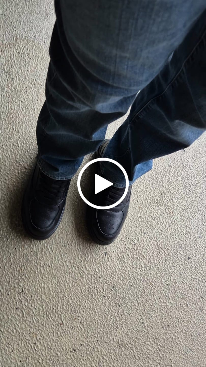 Customer video review of ELEVATESHOES CASUAL ALL BLACK
