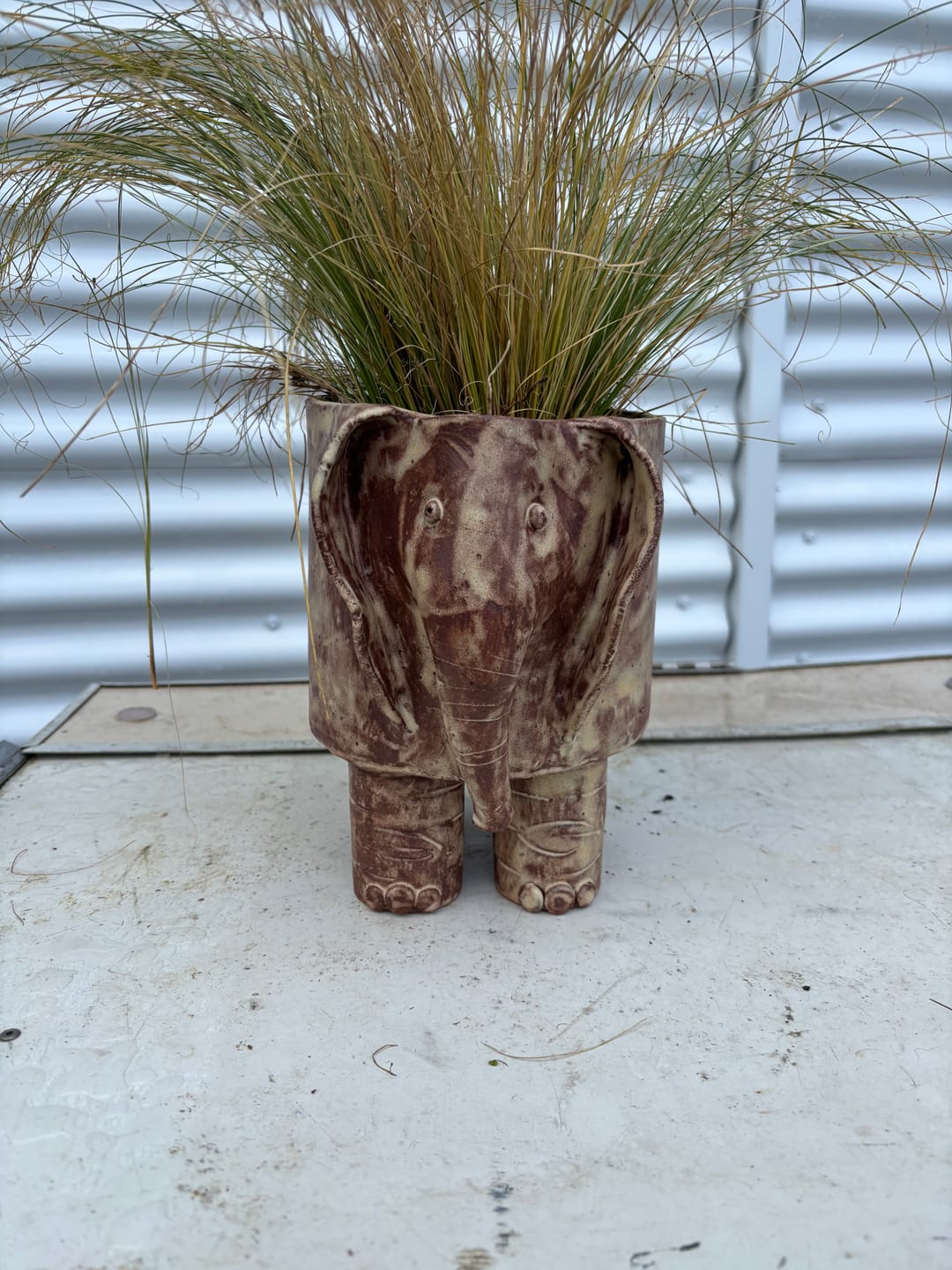 Customer photo review of Abbots Fake Shino Midfire Brushable Glaze